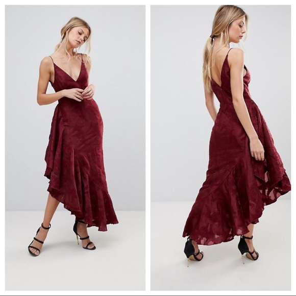 Ruffle Midi Dress - Picture 1 of 3